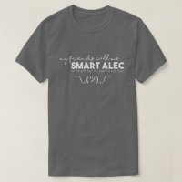 T-shirt noir Smart Alec