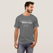 T-shirt noir Smart Alec (Devant entier)