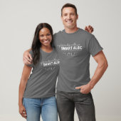 T-shirt noir Smart Alec (Unisexe)