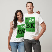 T-shirt Noir vert de Bk (Unisexe)