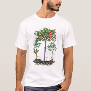 T-shirt Noisette Bush et cerisier