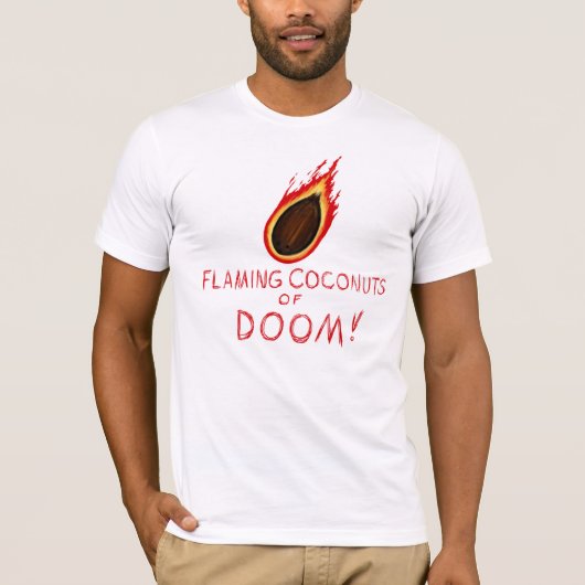 T-shirt Noix de coco flamboyantes (Devant)