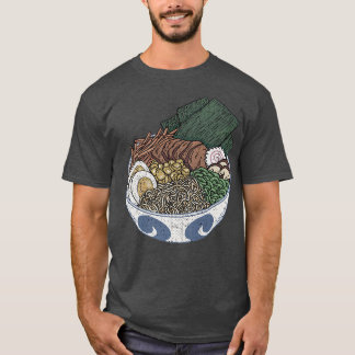 T-shirt Noix De Foie Japonaises Ramen Lover Pour La Nourri