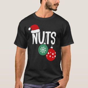 T-shirt Noix de poitrine assorties châtaignes Couples de N