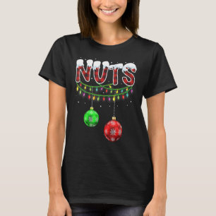 T-shirt Noix de poitrine assorties châtaignes Couples de N
