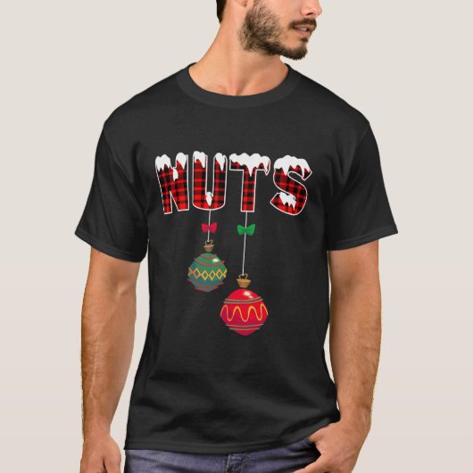 T-shirt Noix de poitrine Drôle Correspondant Châtaignes No (Devant)