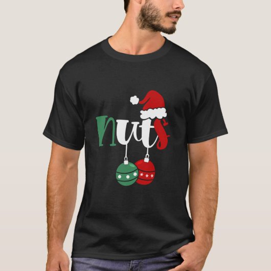 T-shirt Noix de poitrine Jumelage Couple châtaignes Fun (Devant)