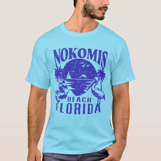 T-shirt Nokomis Beach Florida (Devant)