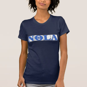 T-shirt NOLA Blue TIles Fleur de Lis
