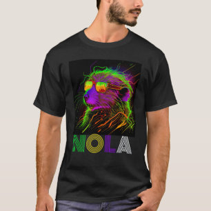 T-shirt Nola dit Nouvelle-Orléans Mardi Gras Nutria Rat 2