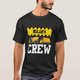 T-shirt Nolan Construction Crew Custom Dumptruck Dump Truc