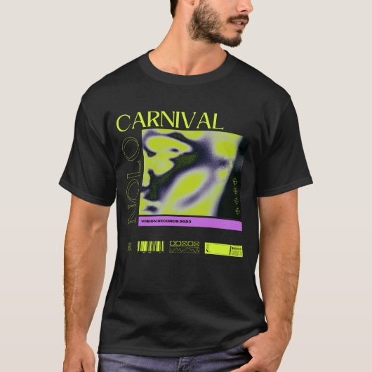 T-shirt Nolo - Black Carnival T Shirt (Avec Tracklist) (Devant)
