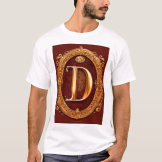 T-shirt Nom alphabétique D