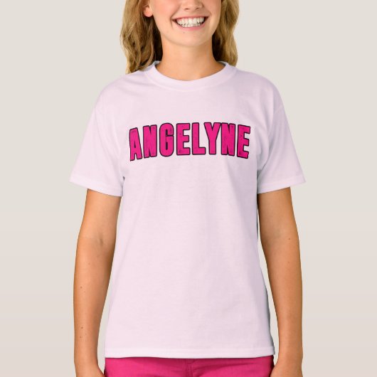T-shirt Nom Angelyne (Devant)