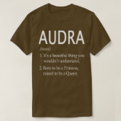 T-shirt Nom Audra Cadeau (Design devant)