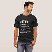 T-shirt Nom Betty (Devant entier)