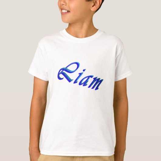 T-shirt Nom Blue Liam, (Devant)