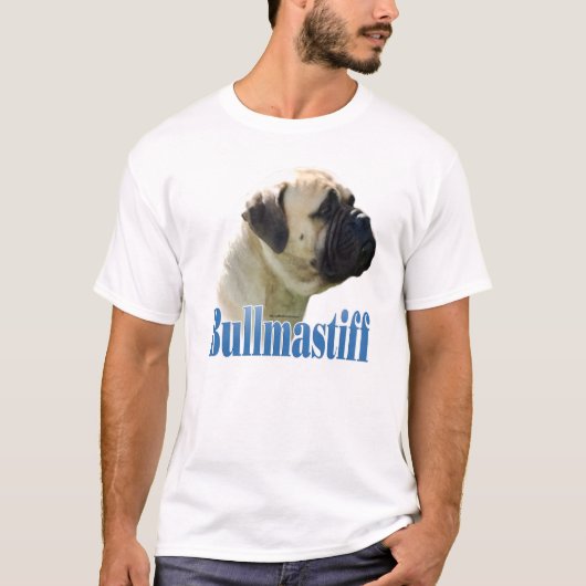 T-shirt Nom Bullmastiff (fawn) (Devant)