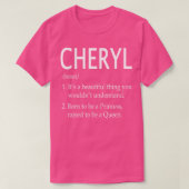 T-shirt Nom Cheryl Don 179 (Design devant)