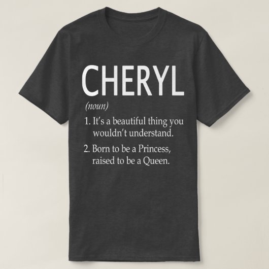 T-shirt Nom Cheryl Don 73 (Design devant)