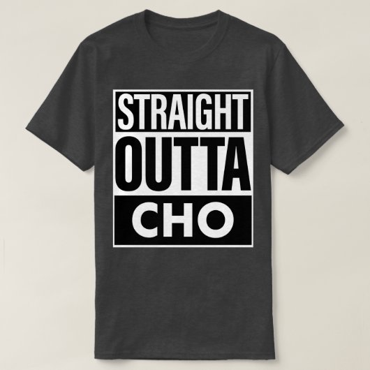 T-shirt Nom Cho En Plein Air Cho (Design devant)