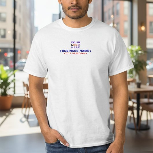 T-shirt Nom commercial et texte ou slogan | Logo promotion