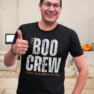 T-shirt Nom commercial minimaliste de l'équipe de boo d'Ha