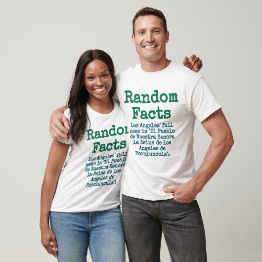 T-shirt Nom complet de Los Angeles - Trivia Fact (Unisexe)