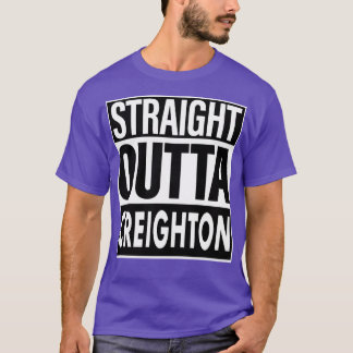 T-shirt Nom Creighton Nom Straight Outta Creighton