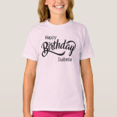 T-shirt Nom d'anniversaire personnalisé (Devant)