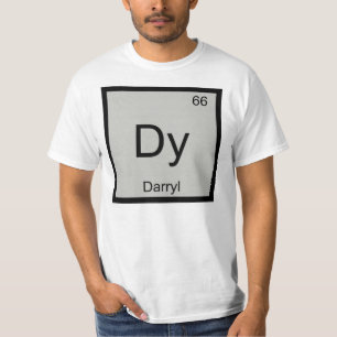 T-shirt Nom darryl Chimie Élément Tableau périodique
