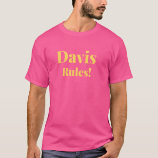 T-shirt Nom Davis, Nom Davis, Nom Davis, Funny Davis Derni