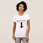 T-shirt Nom de bébé (personnalisable) (Devant entier)