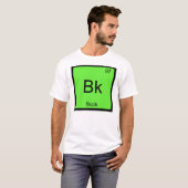 T-shirt Nom de Buck Élément Chimique Tableau Périodique (Devant entier)