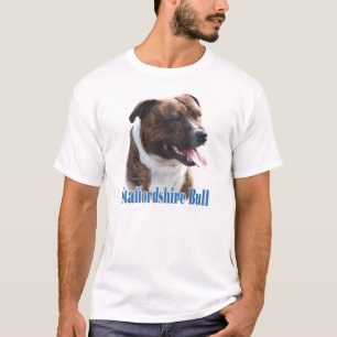 T-shirt Nom de bull-terrier du Staffordshire