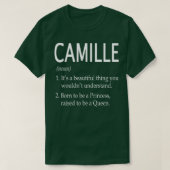 T-shirt Nom de Camille Cadeau (Design devant)