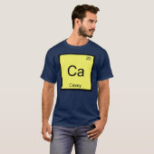 T-shirt Nom de Casey Élément chimique Tableau périodique (Devant entier)