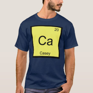 T-shirt Nom de Casey Élément chimique Tableau périodique