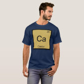 T-shirt Nom de Castor Élément Chimique Tableau Périodique (Devant entier)
