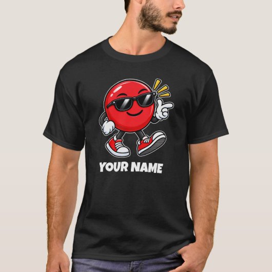T-shirt Nom de cercle personnalisé et texte personnalisé (Devant)