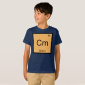 T-shirt Nom de Chaïm Élément Chimique Tableau Périodique (Devant entier)
