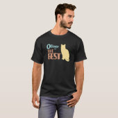 T-shirt Nom de chat Oliver Cadeau de chaton Oliver (Devant entier)