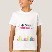T-shirt Nom de classe de l'enseignant - Enfants (Devant)
