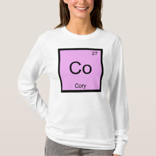 T-shirt Nom de Cory Élément chimique Tableau périodique