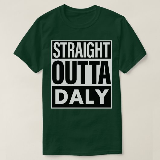 T-shirt Nom de Daly droit devant Daly (Design devant)