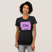 T-shirt Nom de Devyn Chimie Élément Tableau Périodique (Devant entier)