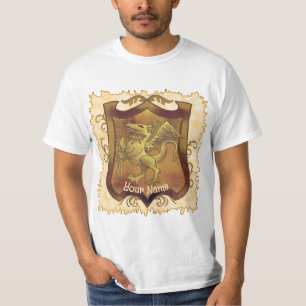 T-shirt nom de famille Bouclier Dragon Quest
