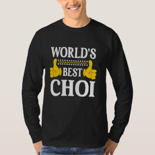 T-shirt Nom de famille Choi Équipe drôle Famille Nom de fa