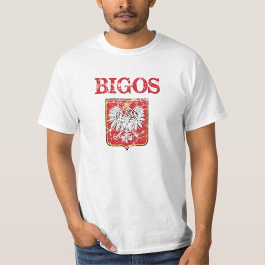 T-shirt Nom de famille de Bigos (Devant)