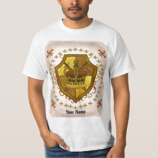 T-shirt Nom de famille de la Couronne